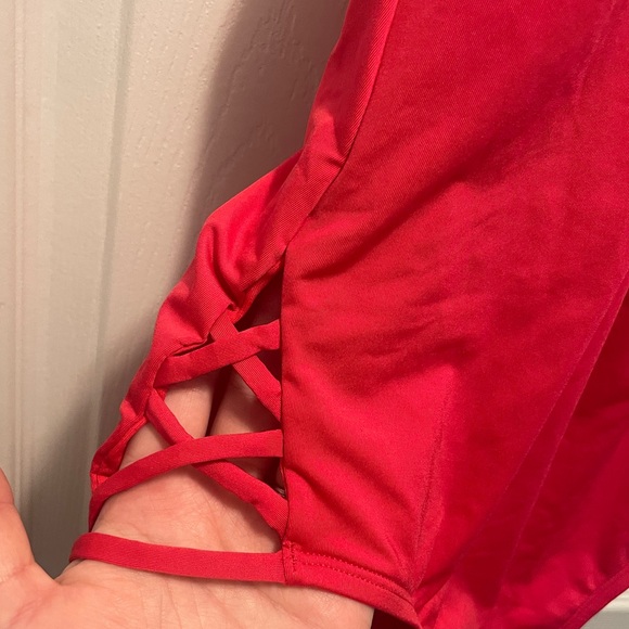 NWT Laundry by Design Pink One Piece Swimsuit - Picture 2 of 10